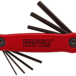 TENGTOOLS Hex Key Set (7 Piece, Metric Retractable)