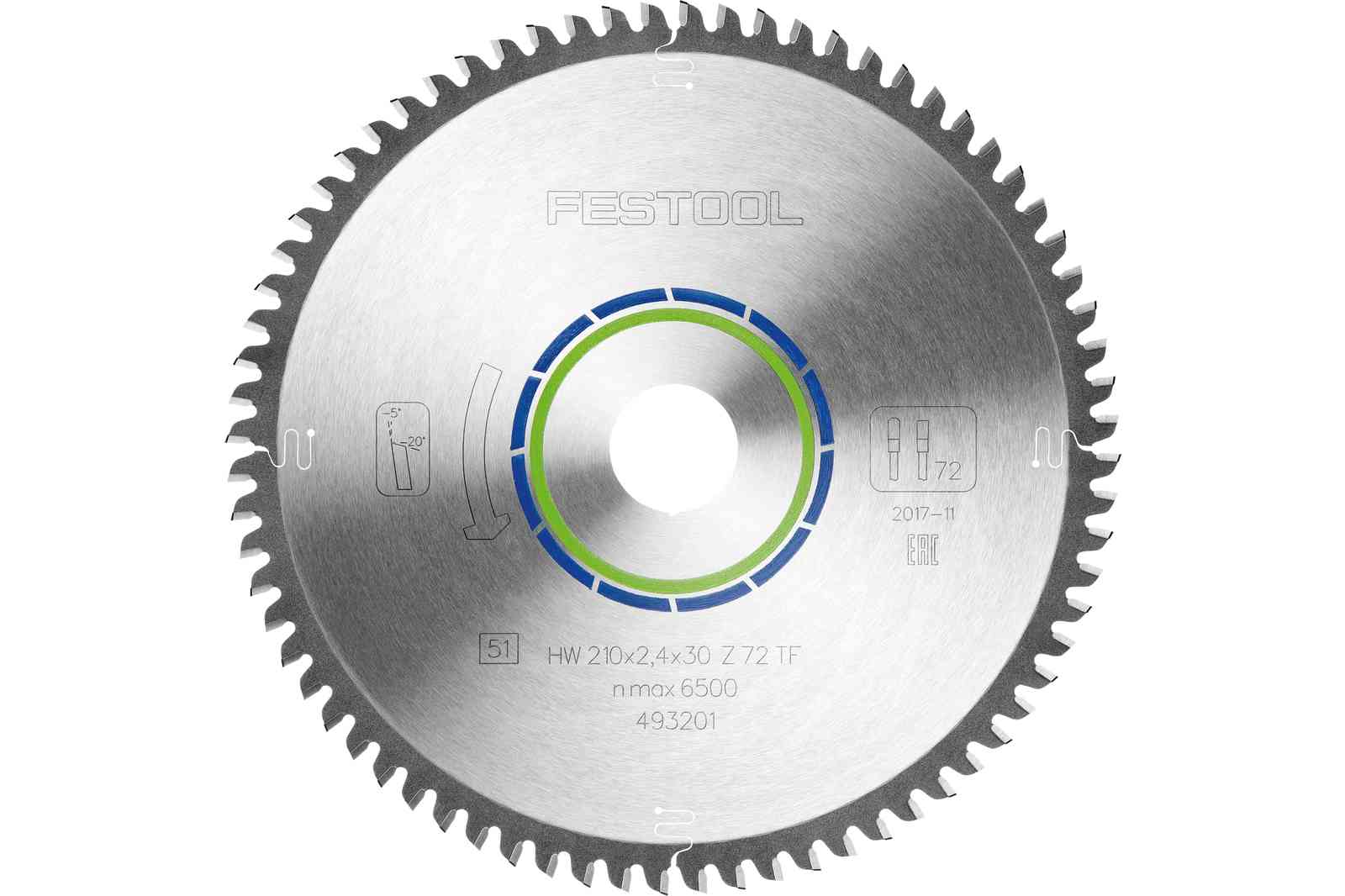 FESTOOL Saw Blade (260x2,5x30 W80) - Image 2