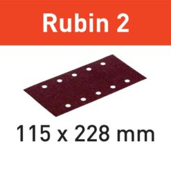 FESTOOL Abrasive Sheet (STF 115X228 P120 RU2/50)