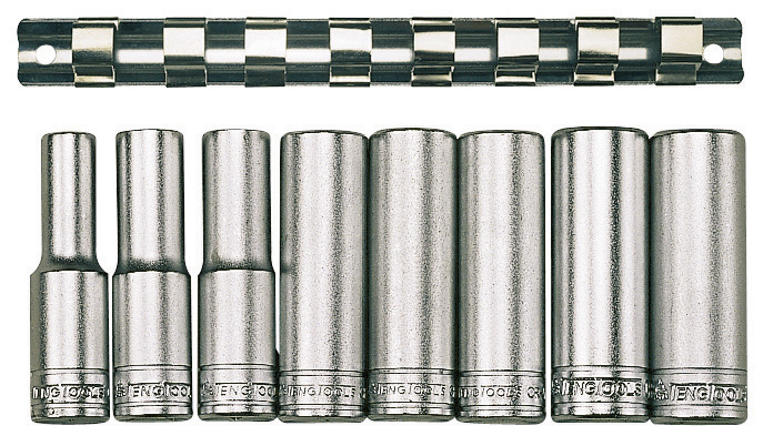 TENGTOOLS Deep Socket Clip Rail (1/2" Drive)