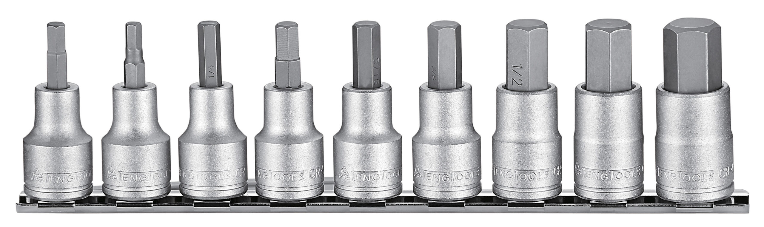 TENGTOOLS HEX Bit Socket Set (Imperial)