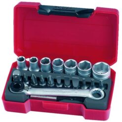 TENGTOOLS Socket Set (1/4" Drive, 20 Piece)