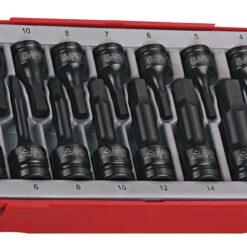 TENGTOOLS Impact HEX Socket Set (3/8" & 1/2" Drive)