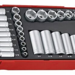TENGTOOLS Socket Set (1/4" & 3/8" Drive, Imperial)
