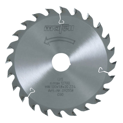 MAFELL TCT Saw Blade (120x1.2/1.8x20mm, 24T, AT)