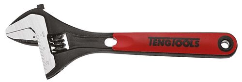 TENGTOOLS Adjustable Wrench (250mm/10″, TPR Grip)