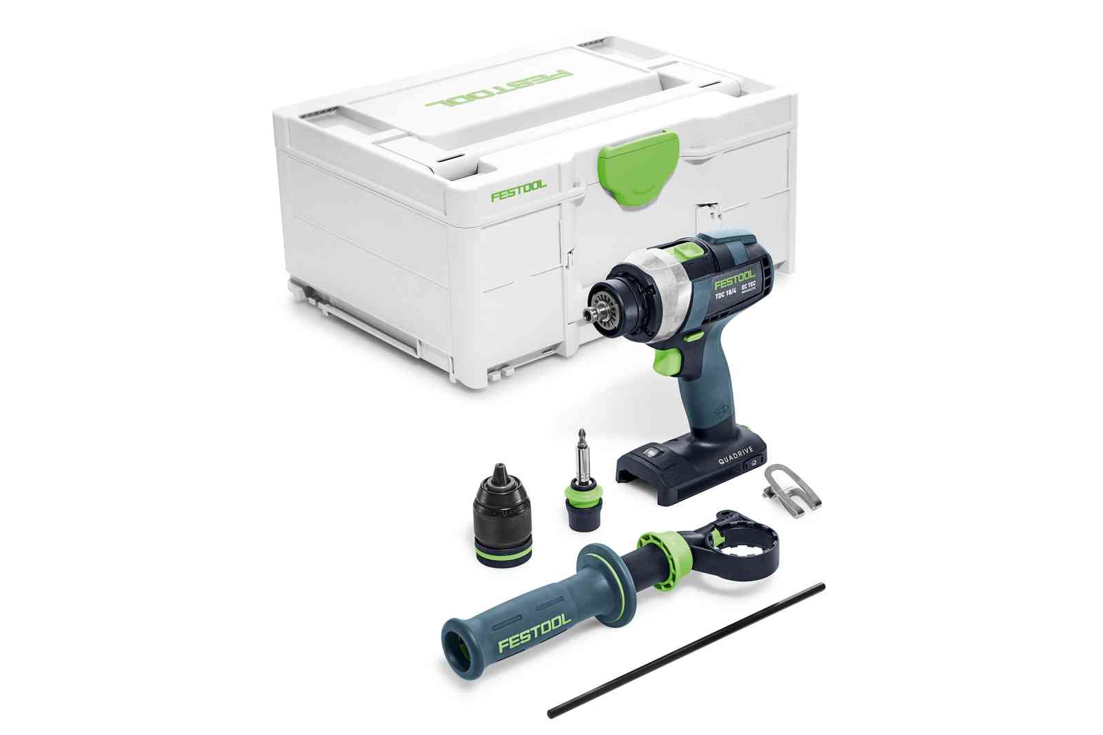 FESTOOL Cordless Drill (QUADRIVE TDC 18/4 I-Basic)