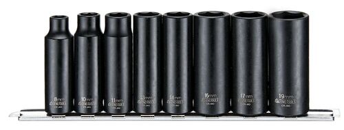TENGTOOLS Impact Socket Set (3/8" Drive)