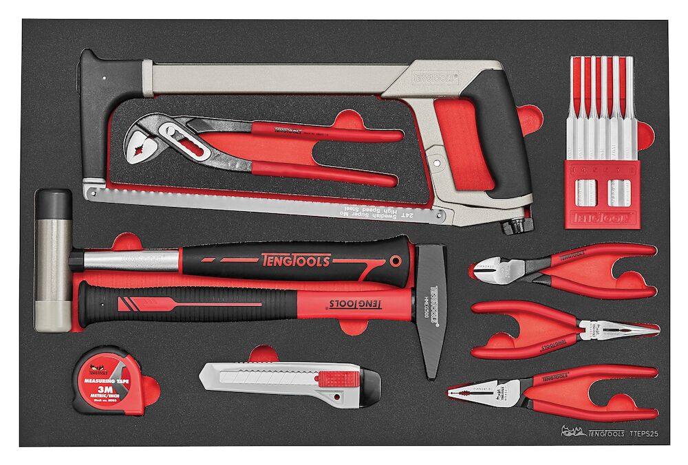 TENGTOOLS Tool Kit (179 Piece, EVA, Roller Cabinet) - Image 5