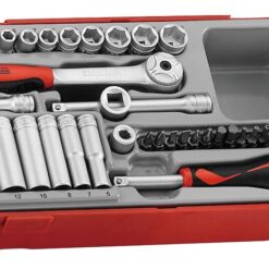 TENGTOOLS Socket Set (1/4" Drive, 35 Piece)
