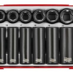TENGTOOLS Impact Socket Set (1/2" Drive, 16 Piece)