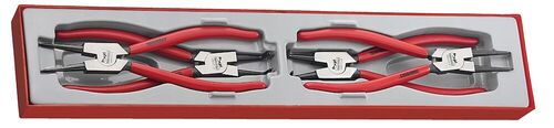 TENGTOOLS Circlip Plier Set (9", 4 Piece)
