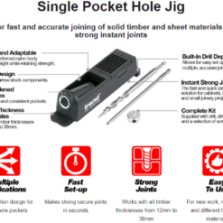 Alternative view of TREND Pocket Hole Jig (Single)