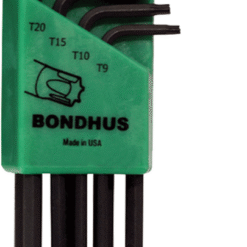 BONDHUS Torx Key Set (TX9-TX40, Tamperproof)