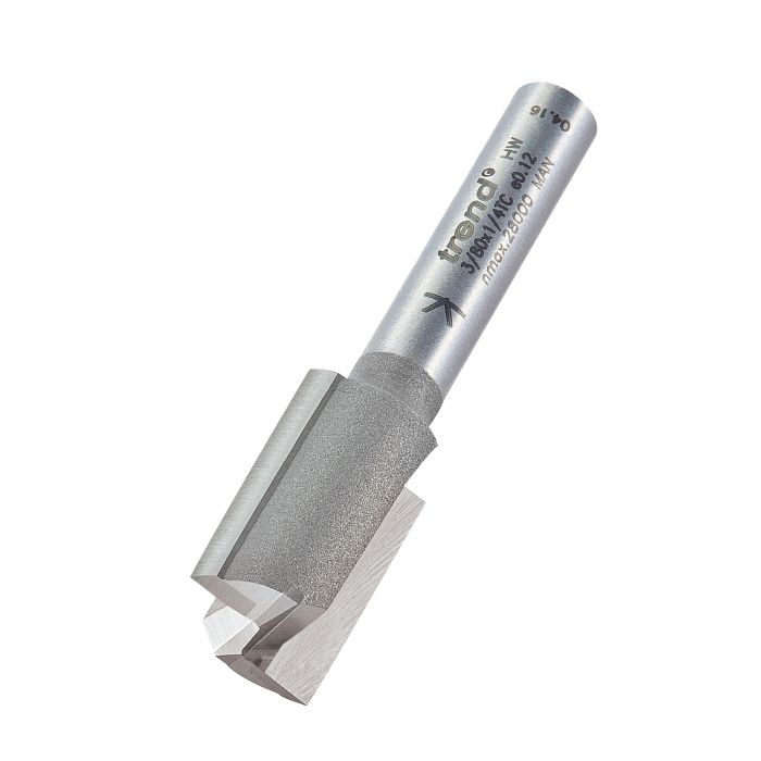 TREND Two Flute Cutter (12.7x19mm, 1/4" Shank)