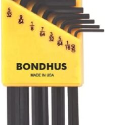 BONDHUS Hex Key Set (12 Piece, Imperial, Long)