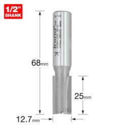 Alternative view of TREND Two Flute Cutter (12.7x25mm, 1/2" Shank)