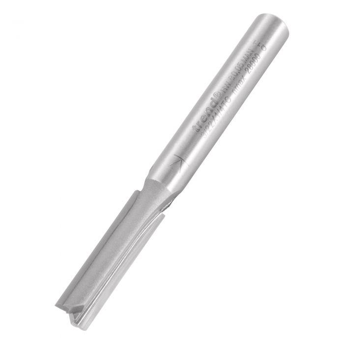 TREND Two Flute Cutter (6.3x25mm, 1/4" Shank)