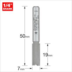 Alternative view of TREND Two Flute Cutter (7x19mm, 1/4" Shank)
