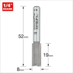 Alternative view of TREND Two Flute Cutter (8x19mm, 1/4" Shank)