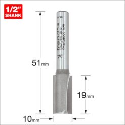 Alternative view of TREND Two Flute Cutter (10x19mm, 1/4" Shank)