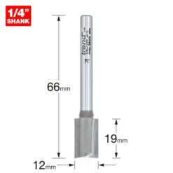 Alternative view of TREND Two Flute Cutter (12x19mm, 1/4" Shank)