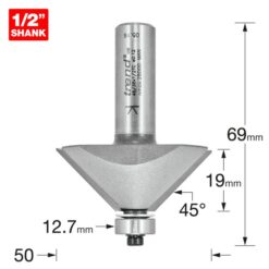 Alternative view of TREND Bearing Guided Chamfer (45°x26mm, 50x19mm, 1/2" S.)