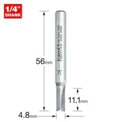 Alternative view of TREND Two Flute Cutter (4.8x11.1mm, 1/4" Shank)