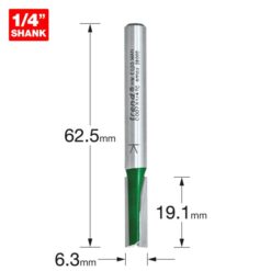 Alternative view of TREND Two Flute Cutter (6.3x19.1mm, 1/4" Shank)