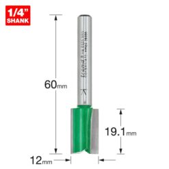 Alternative view of TREND Two Flute Cutter (12x19.1mm, 1/4" Shank)