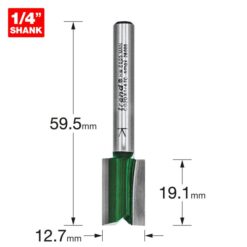 Alternative view of TREND Two Flute Cutter (12.7x19.1mm, 1/4" Shank)