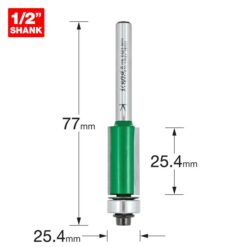 Alternative view of TREND Bearing Guided Trimmer (12.7x25.4mm, 1/4" Shank)