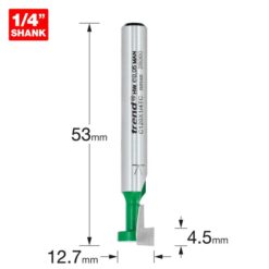 Alternative view of TREND Keyhole Cutter (9.5x4.5mm, 1/4" Shank)