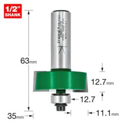 Alternative view of TREND Bearing Guided Rebater (35x12.7mm, 1/2" Shank)