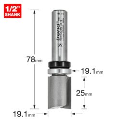 Alternative view of TREND Bearing Guided Profiler (19.1x25.4mm, 1/2" Shank)