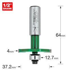 Alternative view of TREND Bearing Guided Biscuit Jointer (4mm, 37.2mm, 1/2" Shank)
