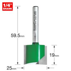 Alternative view of TREND Two Flute Cutter (25x19mm, 1/4" Shank)