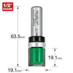 Alternative view of TREND Bearing Guided Template Profiler (19.1x19.1mm, 1/2" Shank)