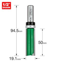 Alternative view of TREND Bearing Guided Template Profiler (19.1x50mm, 1/2" Shank)