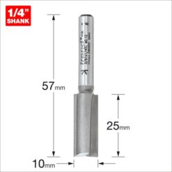 Alternative view of TREND Two Flute Cutter (10x25mm, 1/4" Shank)