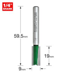 Alternative view of TREND Two Flute Cutter (9x19mm, 1/4" Shank)