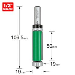 Alternative view of TREND Double Bearing Guided Trimmer (19.1x50mm, 1/2" Shank)