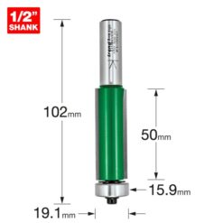 Alternative view of TREND Bearing Guided Trimmer (19.1x50mm, 1/2" Shank)