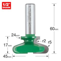Alternative view of TREND Drawer Pull (5mm, 45x17mm, 1/2" Shank)