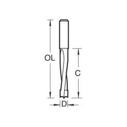 Alternative view of TREND Dowel Drill (5x35mm, 1/4" Shank)