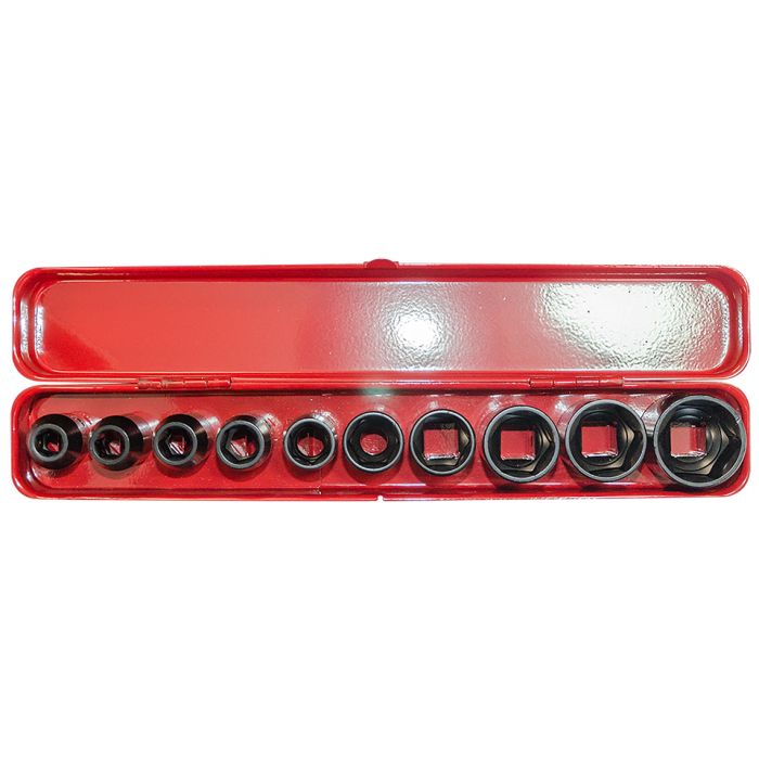 JEFFERSON Impact Socket Set (1/2" Drive, 10 Piece)