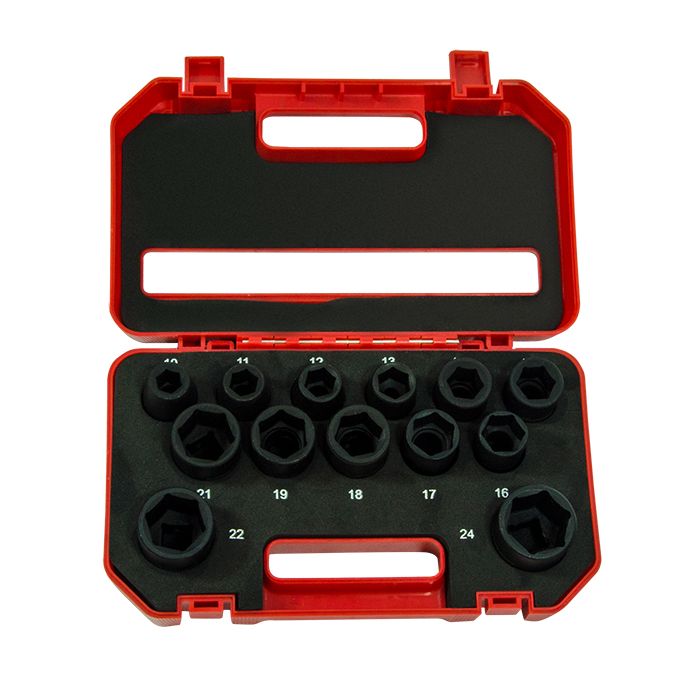 JEFFERSON Impact Socket Set (1/2" Drive, 13 Piece)