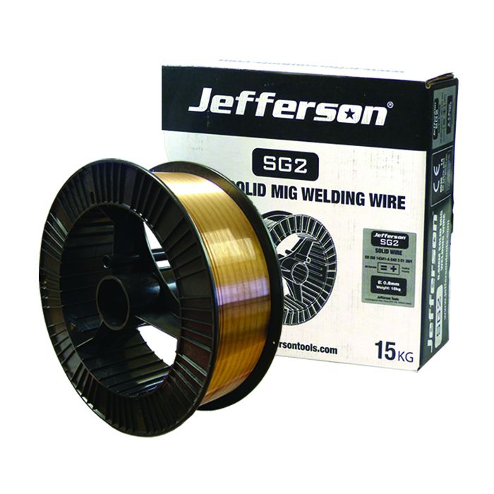 Weldlber ER70S-6 Mild Steel MIG Wire – 0.8mm, 15kg Spool, UK Made, Gas/CO2/Argon