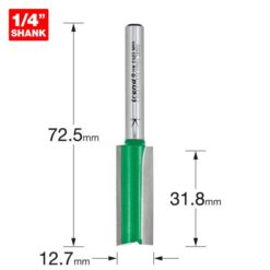 Alternative view of TREND Two Flute Cutter (12.7x31.8mm, 1/4" Shank)
