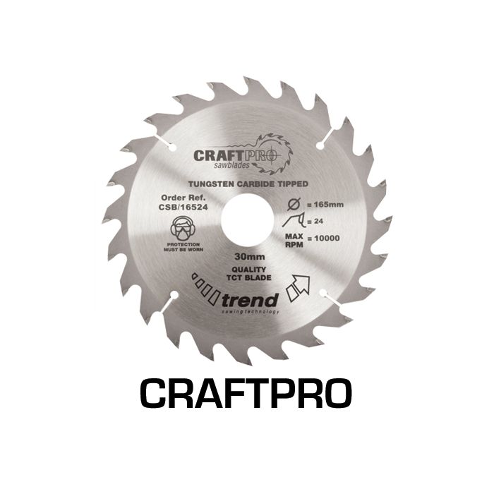 TREND CRAFTPRO Saw Blade (190x16mm, 24T)